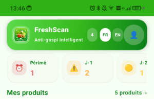 Suivi ddm avec Fresh scan